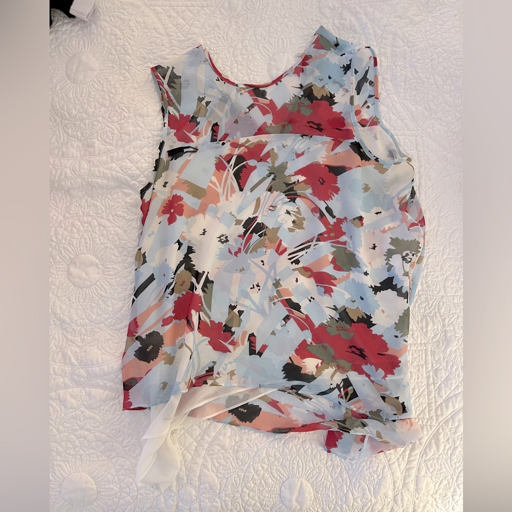 Anne Klein Asymmetrical Blouse